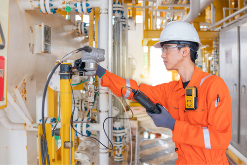 Field services taking measurement